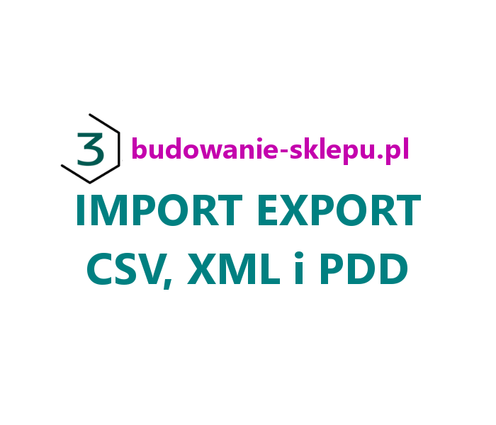 Import produktów na sklep serwis aukcyjny API XML CSV